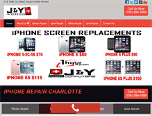 Tablet Screenshot of iphonerepaircharlottenc.com